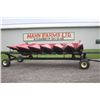 Image 1 : CIH 3406 6 row corn head, knife rolls, single point Flagship hookup, Hyd. Deck plates, tracker sensi