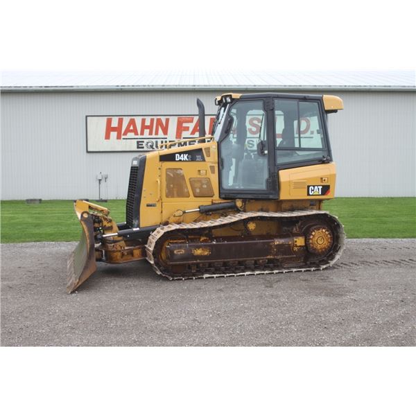 Caterpillar D4K2-XL dozer, cab, air, 6- way blade, good undercarriage, 4350 hours, one owner