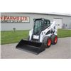 Image 2 : 2018 Bobcat S650 skidsteer, cab, 2 speed, Hi flo, ACS controls, hyd QT, radio, air seat, 341 hours