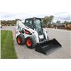 Image 4 : 2018 Bobcat S650 skidsteer, cab, 2 speed, Hi flo, ACS controls, hyd QT, radio, air seat, 341 hours