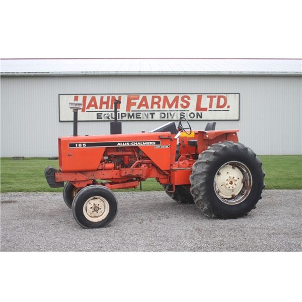 AC 185 2wd tractor, 2 remotes, 18.4x30, 6 front weights, 5939 hours, one owner, local estate