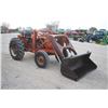 Image 4 : Allis Chalmers 160 2wd tractor, diesel, 460 loader, 6' QT bucket, 1 remote, 13.6-28, one owner