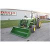Image 2 : JD 5300 2wd tractor, rops, 520 loader, 14.9x28, 2 remotes, 1,100 hours, one owner, local unit