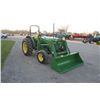 Image 4 : JD 5300 2wd tractor, rops, 520 loader, 14.9x28, 2 remotes, 1,100 hours, one owner, local unit