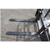 Image 6 : Challenger 2200 lbs standard pallet fork, 42" tines, universal skidsteer QT