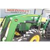 Image 16 : JD 5400 4wd tractor, rops, new Alo X3 loader, 7' bucket, 1 remote, 16.9x30, rear wheel weights
