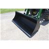 Image 18 : JD 5400 4wd tractor, rops, new Alo X3 loader, 7' bucket, 1 remote, 16.9x30, rear wheel weights