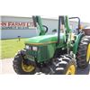 Image 24 : JD 5400 4wd tractor, rops, new Alo X3 loader, 7' bucket, 1 remote, 16.9x30, rear wheel weights