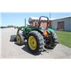 Image 8 : JD 5400 4wd tractor, rops, new Alo X3 loader, 7' bucket, 1 remote, 16.9x30, rear wheel weights