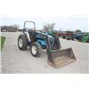 Image 3 : Landini Globus Techno 60 4wd tractor, rops, Alo Q710 loader, 6' bucket, 14.9R28, 2 remotes,12x12 shu