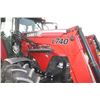Image 15 : Case/Int 105U 4wd tractor, cab, air, L740 SL loader, 7' bucket, front aux hydraulics, 460/85R34, 2 r