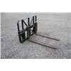 Image 2 : HLA 7500 Lb 48" HD pallet forks, Alo coupler