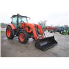 Image 4 : 2017 Kubota M7-131 Premium KVT 50K 4wd tractor, cab, air, Kubota M52 loader, 2011 hours