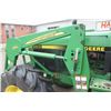 Image 11 : JD 2555 4wd tractor, cab, air, hi-lo, JD 542 loader, 2 remotes, 18.4x34, 3894 hours