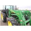Image 13 : JD 2555 4wd tractor, cab, air, hi-lo, JD 542 loader, 2 remotes, 18.4x34, 3894 hours