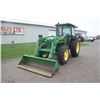 Image 2 : JD 2555 4wd tractor, cab, air, hi-lo, JD 542 loader, 2 remotes, 18.4x34, 3894 hours