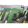 Image 13 : JD 5420 4wd tractor, rops, New Alo X3 loader, QT 7' bucket, 16.9x30, 2 remotes, 2026 hours