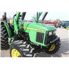 Image 16 : JD 5420 4wd tractor, rops, New Alo X3 loader, QT 7' bucket, 16.9x30, 2 remotes, 2026 hours