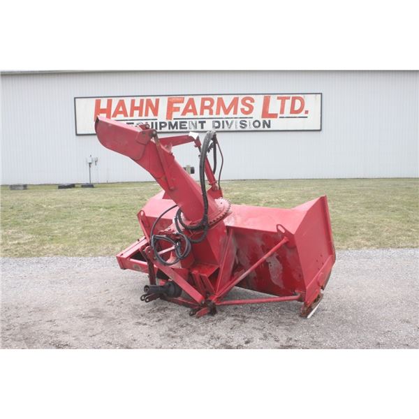 Normand 7' single auger snowblower, hydraulic turn, hydraulic deflector