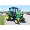 Image 4 : JD 6410 2wd tractor, cab, air, power quad, 2 remotes, 18.4x38, R&P axle, rear wiper, air seat, buddy