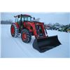 Image 4 : 2012 Kubota M126X 4wd tractor, cab, air, New Kubota M47 SL loader, powershift, 4 remotes, 3290 hours