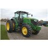 Image 4 : JD 6210R 4wd tractor, cab, air, IVT, 4 remotes, 18.4x46, axle duals, , 6196 hours, 2012 model