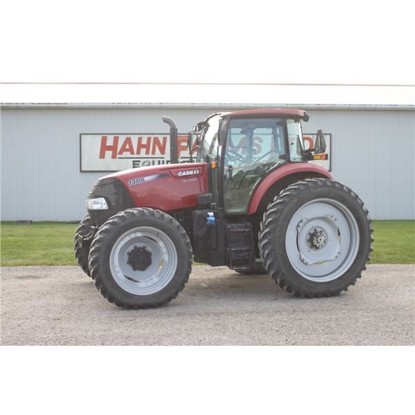 Case/Int Farmall 140A 4wd tractor, cab, air, 380/85R46, 1413 hours