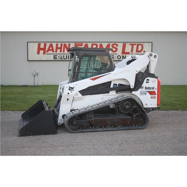 2020 Bobcat T870 track loader, cab, air, 2speed, hiFlo, one owner, 600 hours