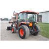 Image 8 : Kubota L6060 4wd tractor, cab, air, hydro,new Alo C18S loader, 2 remotes, 44x18.00-20, 2030 hours