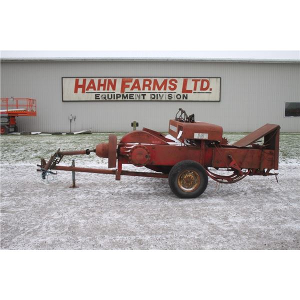 MF #10 small square baler with chute