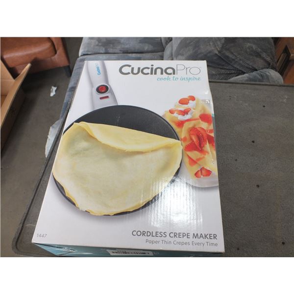 Cucina Pro Cordless Crepe Maker