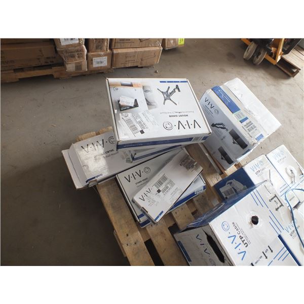 8 Assorted TV & Monitor Mounts