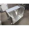 Image 1 : Stainless Steel Storage Cart On Wheels