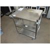 Image 1 : Stainless Steel Catering Cart On Wheels