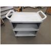 Image 1 : Rubbermaid Catering Cart On Wheels