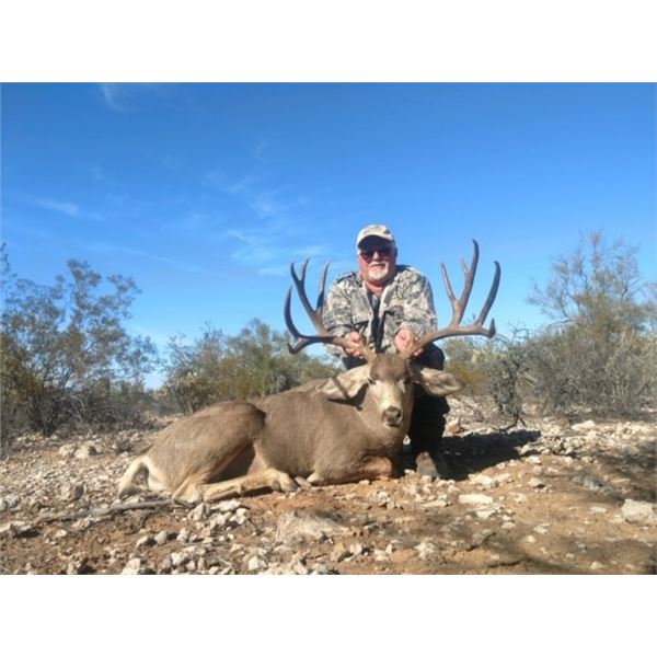 Mexico – 6 Day – Desert Mule Deer Hunt for One Hunter