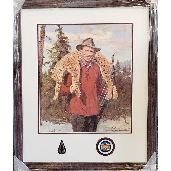 Framed & Signed Fred Bear Print