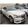 Image 2 : *TOW* 2012 MERCEDES E350, 4DR SEDAN, WHITE, VIN WDDHF8JB6CA644008,