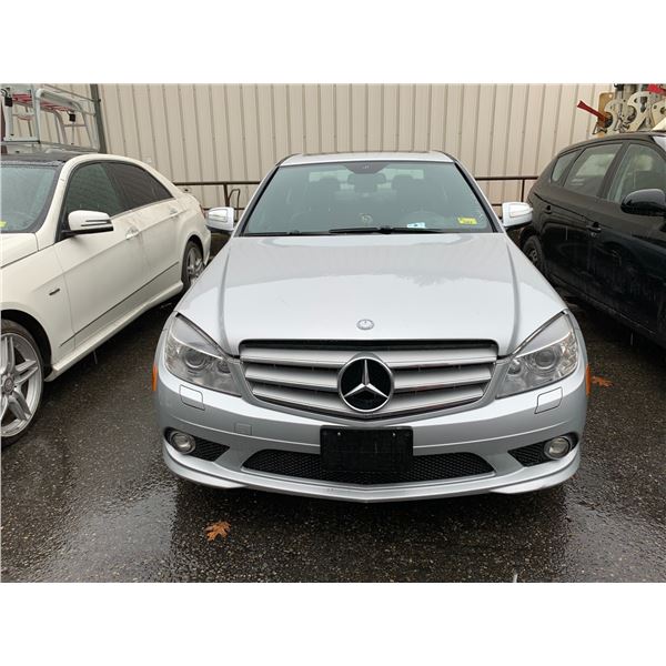 *TOW* 2008 MERCEDES C300W, 4MATIC, 4DR SEDAN, GREY, VIN WDDGF81X28F157793,