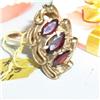 Image 1 : 14k Gold and Garnet Ring  (74)
