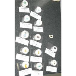 Lot of 12 Gemstones, Topaz, Sapphires, Emeralds, etc.  (19)