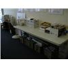 Image 2 : Entryway at I Copy - Counter with contents: telephone system, cash register, file cabinet, metal she