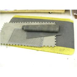 Lot of Black rubber mats