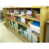Image 3 : Mobile wood shelf unit w/ large quantity of paper