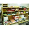 Image 4 : Mobile wood shelf unit w/ large quantity of paper