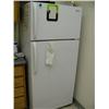 Image 4 : Whole Kitchen area: Microwave on counter only, refrigerator, water dispenser, metal shelving unit, t