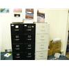 Image 4 : Whole Room: Ricoh Aficio 401 Copy Machine Copy Counter: 1,300,000, (3) Black 4 drawer file  cabinets