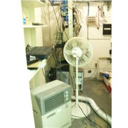 Small Closet with computers, Main server, patch panels