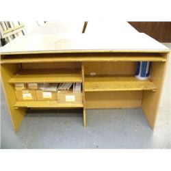 Glass top work station