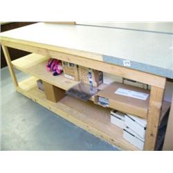 Wood counter with presentation binding